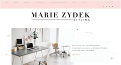 Desktop Screenshot of mariezydek.com